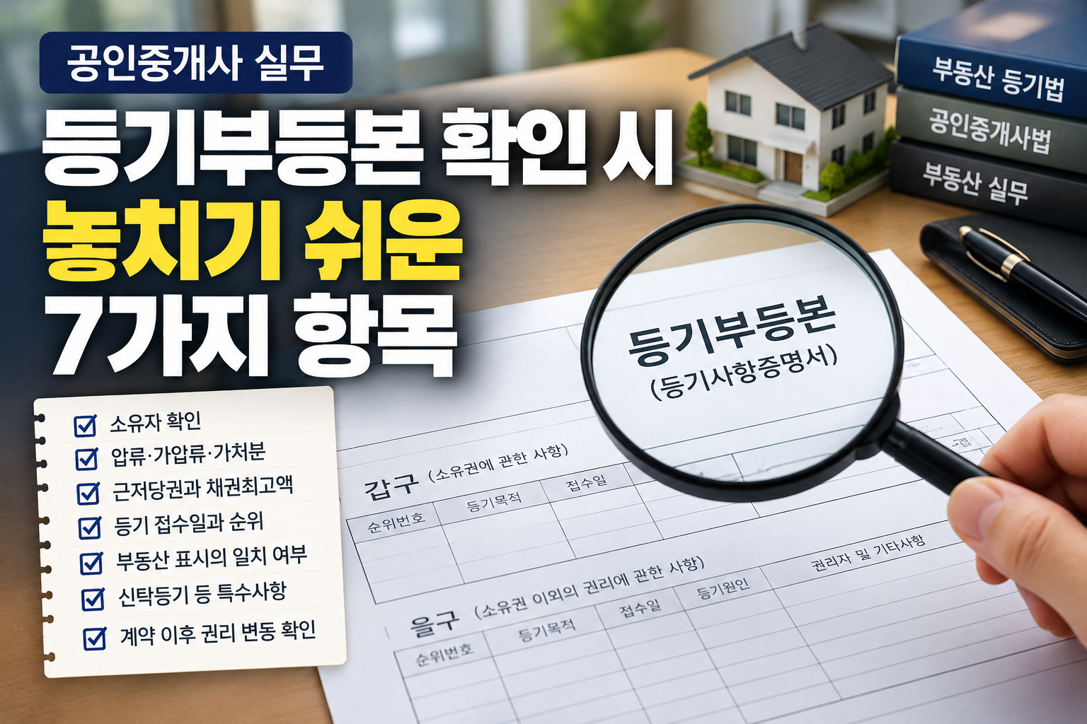 등기부등본 확인 7가지 핵심항목 썸내일
