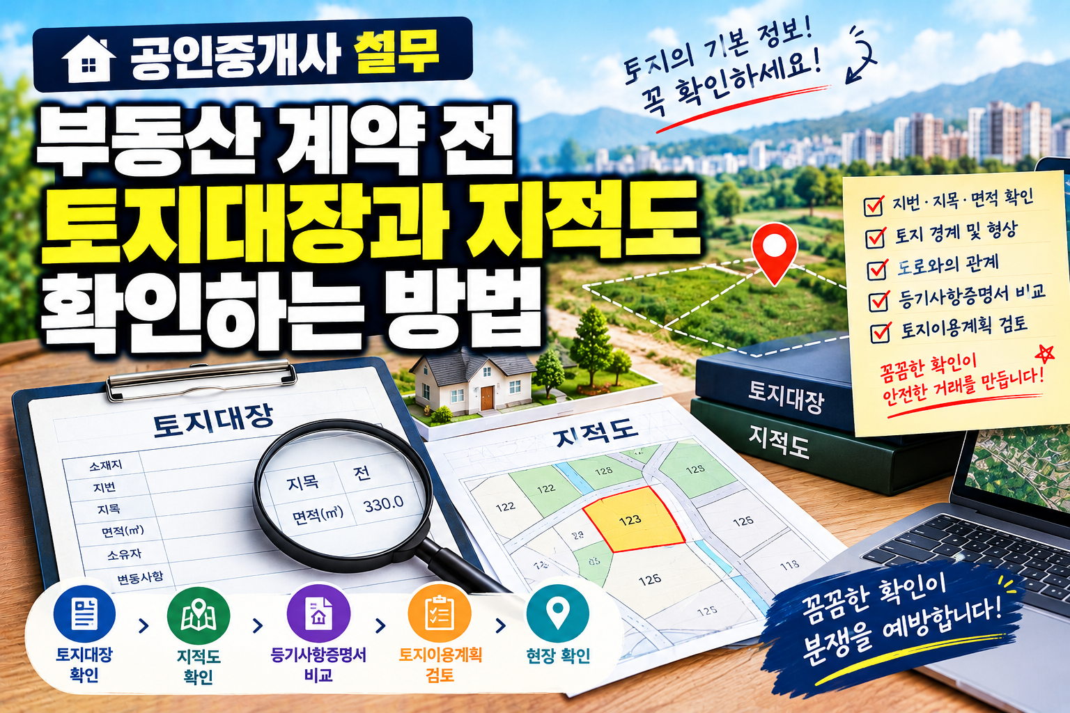 부동산 계약 전 토지서류 확인법