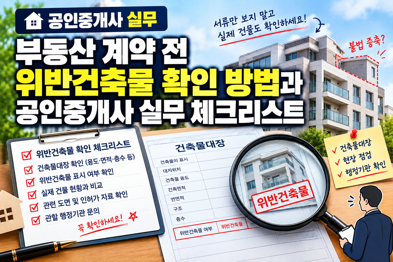 위반건축물 확인 체크리스트